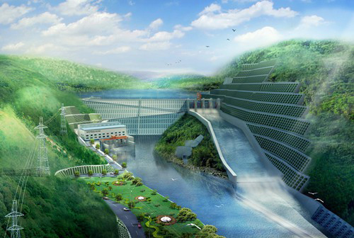 成华老挝南塔河1号水电站项目